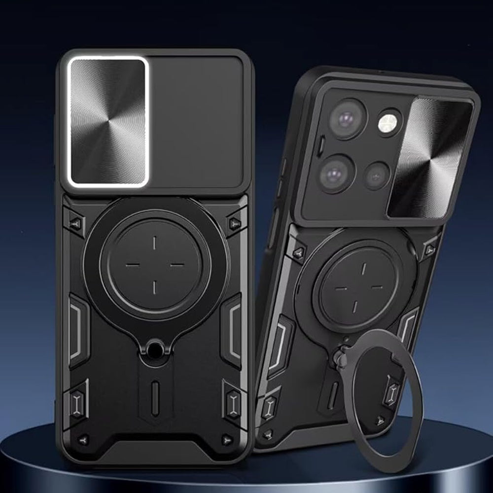 Калъф за Motorola Edge 70 Fusion, Techsuit, CamGuard Pro, Черен