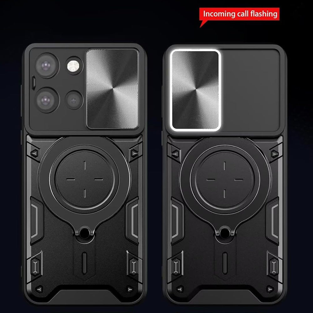 Калъф за Motorola Edge 70 Fusion, Techsuit, CamGuard Pro, Черен