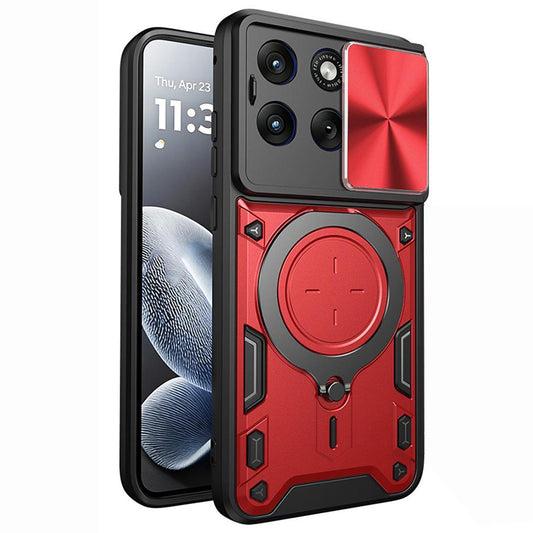 Калъф за Motorola Edge 70 Fusion, Techsuit, CamGuard Pro, Червен
