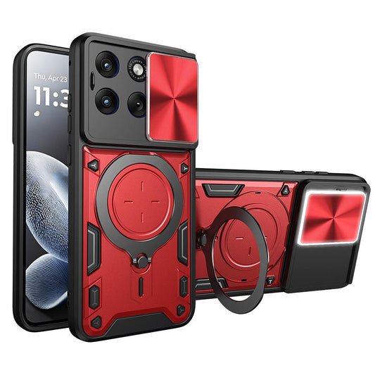 Калъф за Motorola Edge 70 Fusion, Techsuit, CamGuard Pro, Червен