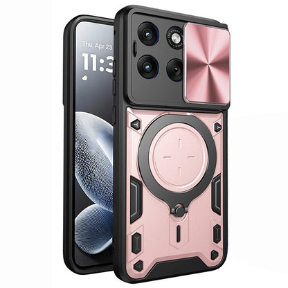 Калъф за Motorola Edge 70 Fusion, Techsuit, CamGuard Pro, Розово злато