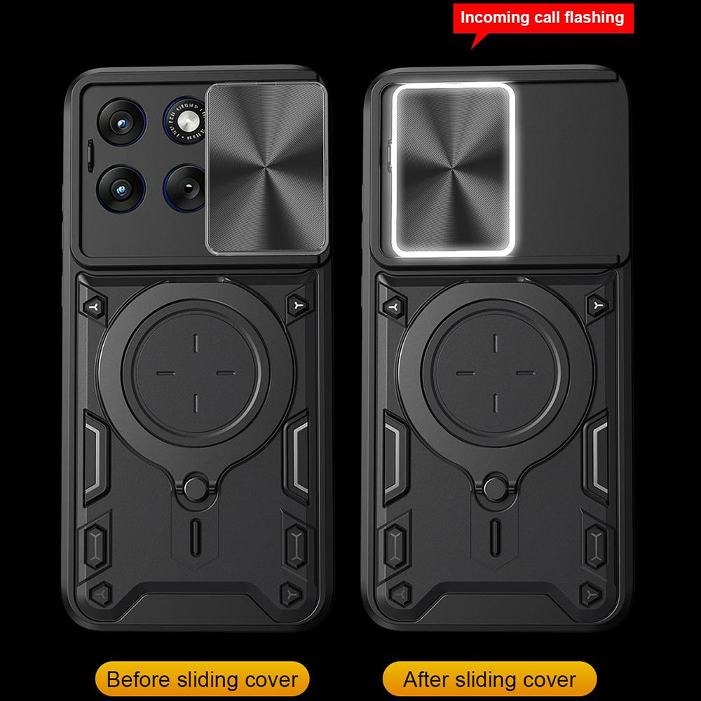 Калъф за Motorola Edge 70 Fusion, Techsuit, CamGuard Pro, Розово злато