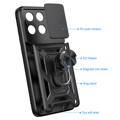 Калъф за Motorola Edge 70 Fusion, Techsuit, CamShield, Златист