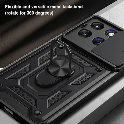 Case for Motorola Edge 70 Fusion, Techsuit, CamShield, Black