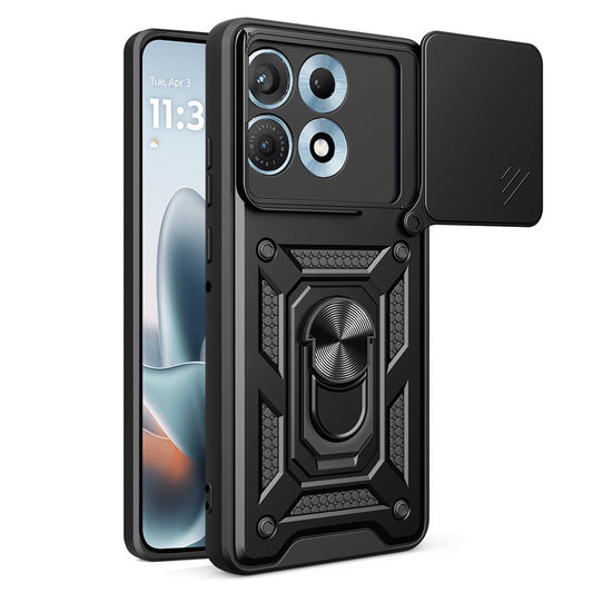 Калъф за Motorola Edge 70 Max, Techsuit, CamShield, Черен