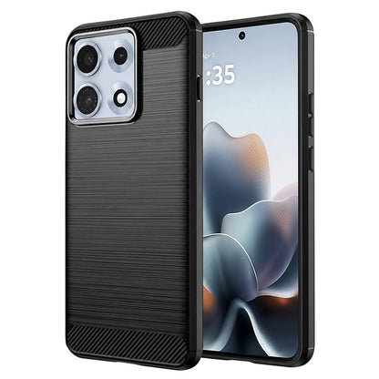 Калъф за Motorola Edge 70 Max, Techsuit, Карбон, Черен