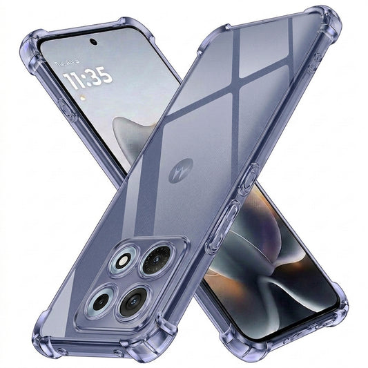 Калъф за Motorola Edge 70 Max, Techsuit, Shockproof Clear, Опушен