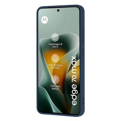 Калъф за Motorola Edge 70 Max, Techsuit, SoftFlex, Тъмносин