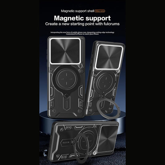 Калъф за Motorola Edge 70 Pro, Techsuit, CamGuard Pro, Черен