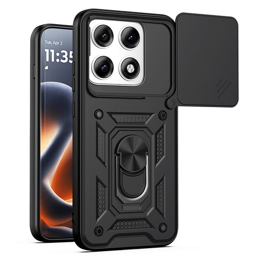 Калъф за Motorola Edge 70 Pro, Techsuit, CamShield, Черен