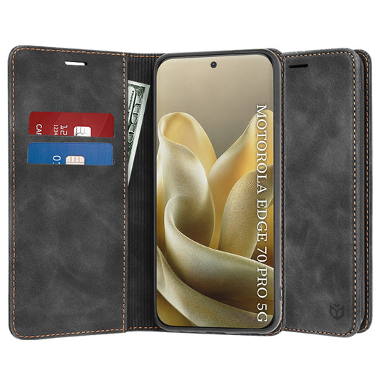 Калъф за Motorola Edge 70 Pro, Techsuit, Confy, Черен