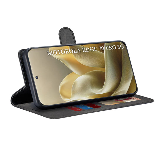 Калъф за Motorola Edge 70 Pro, Techsuit, Diary Book, Черен