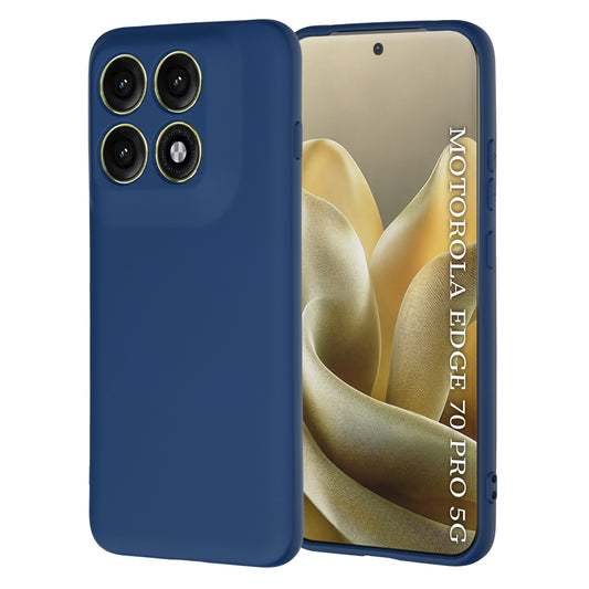 Калъф за Motorola Edge 70 Pro, Techsuit, SoftFlex, Тъмносин