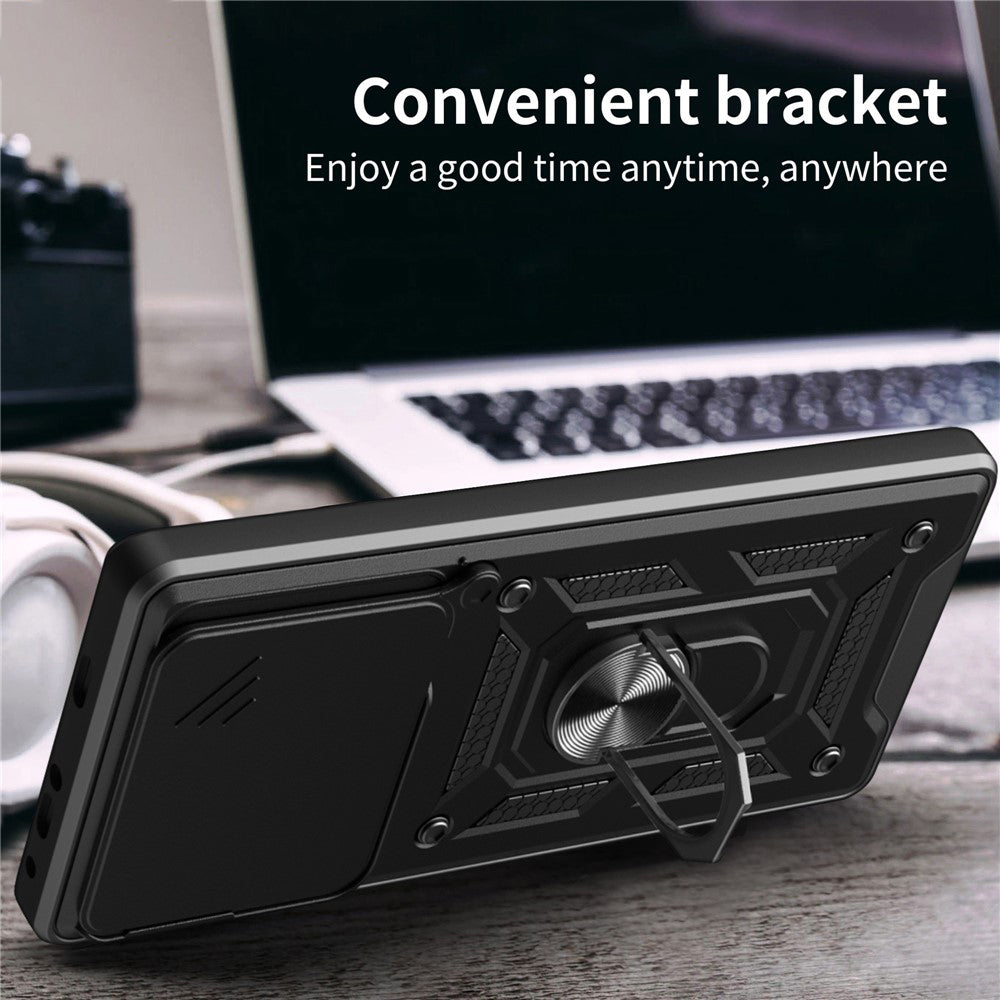 Калъф за Motorola Edge 70, Techsuit, CamShield, Черен