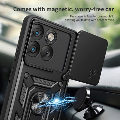 Калъф за Motorola Edge 70, Techsuit, CamShield, Розово Злато