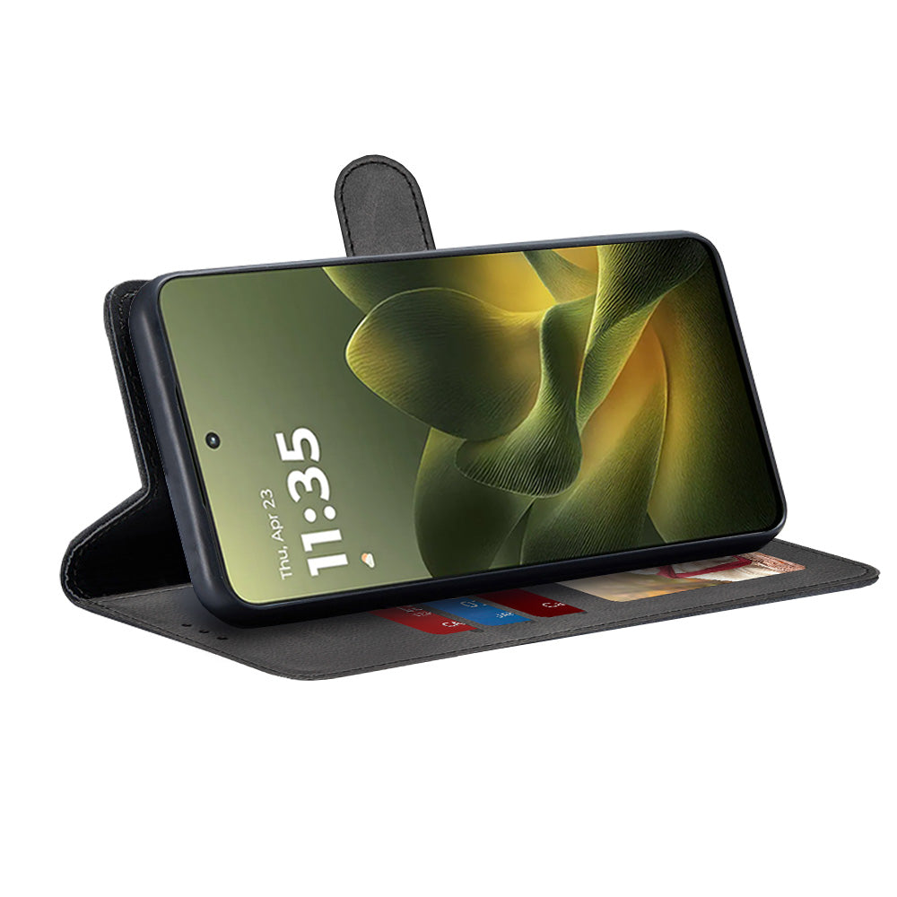 Калъф за Motorola Edge 70, Techsuit, Diary Book, Черен