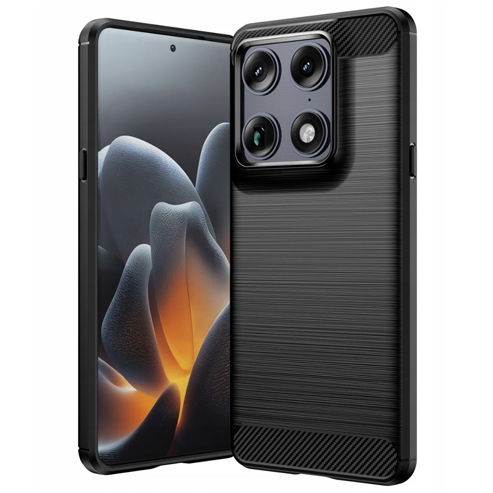 Калъф за Motorola Edge 70 Ultra / Signature, Techsuit, Carbon, Черен
