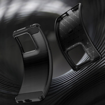 Калъф за Motorola Edge 70 Ultra / Signature, Techsuit, Carbon, Черен
