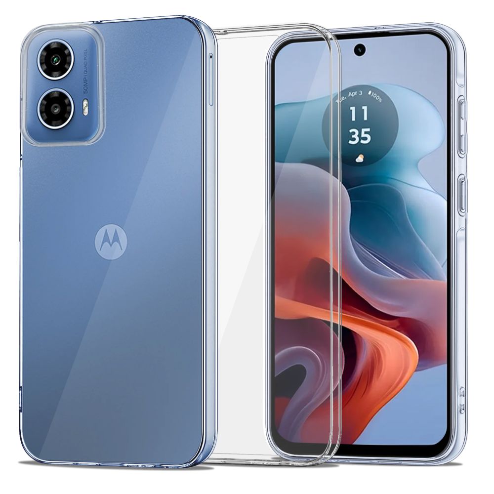 Калъф за Motorola Moto G34, Tech-Protect, Flexair, прозрачен 