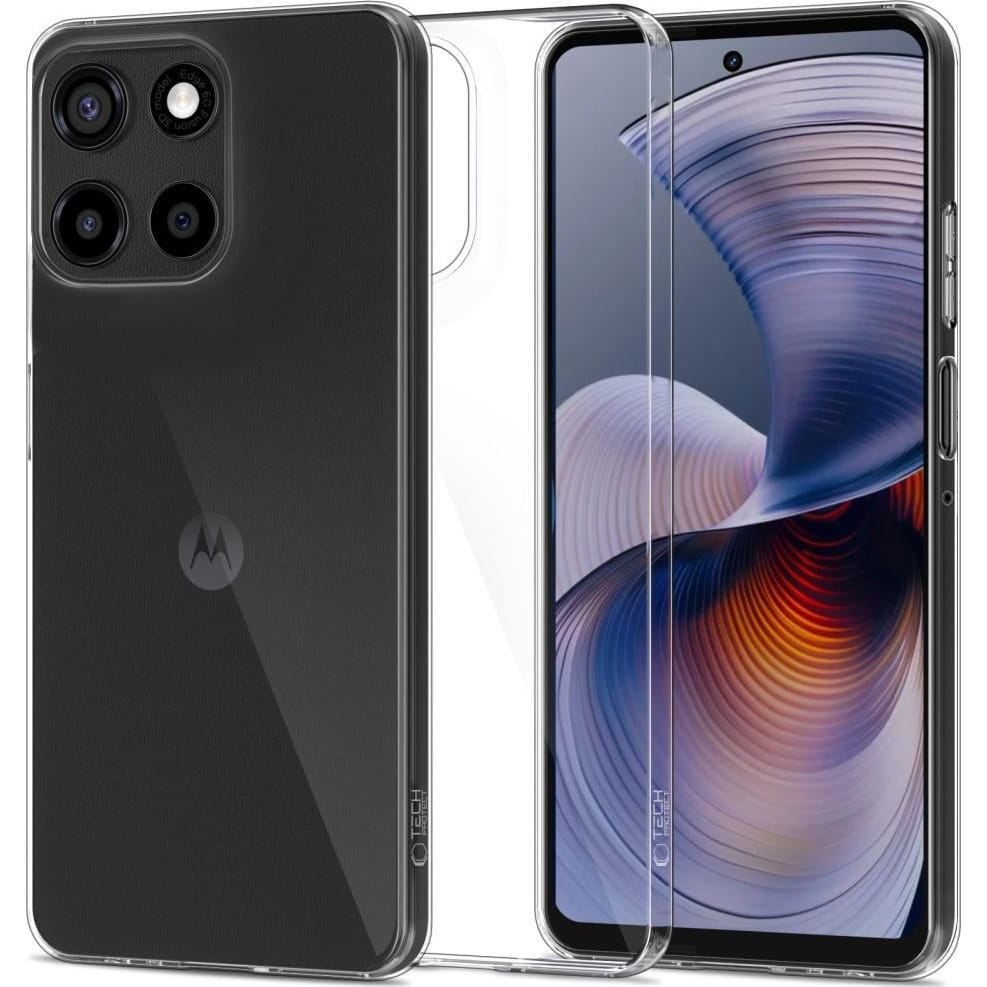 Калъф за Motorola Moto G56, Tech-Protect, Flexair, Прозрачен