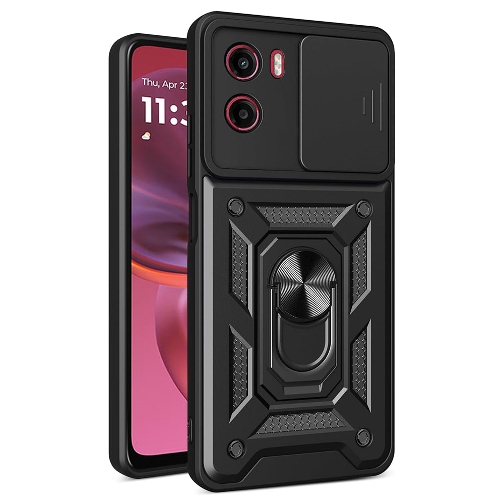 Калъф за Motorola Moto E15 / G05, Techsuit, CamShield, Черен
