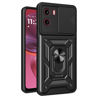 Калъф за Motorola Moto E15 / G05, Techsuit, CamShield, Черен