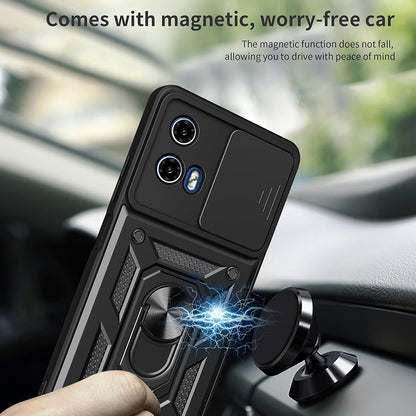 Калъф за Motorola Moto E15 / G05, Techsuit, CamShield, Черен