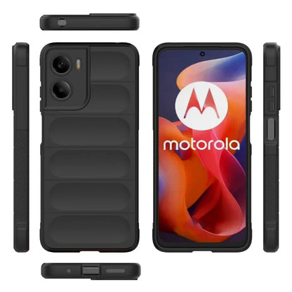Калъф за Motorola Moto E15 / G05, Techsuit, Magic Shield, Черен
