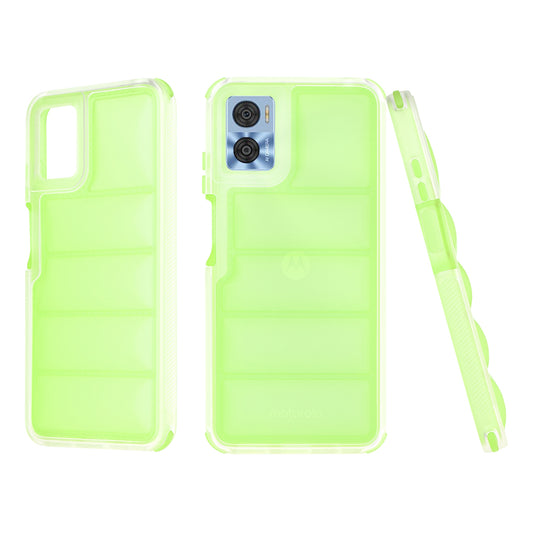Калъф за Motorola Moto E22i / E22, Techsuit, Wave Shield, Зелен