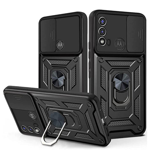 Case for Motorola Moto E40 / E30 / E20, Techsuit, CamShield, Black