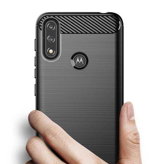 Калъф за Motorola Moto E7i Power / E7 Power, Techsuit, Карбон, Черен