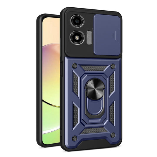 Калъф за Motorola Moto G04s / E14 / G04 / G24, Techsuit, CamShield, Син