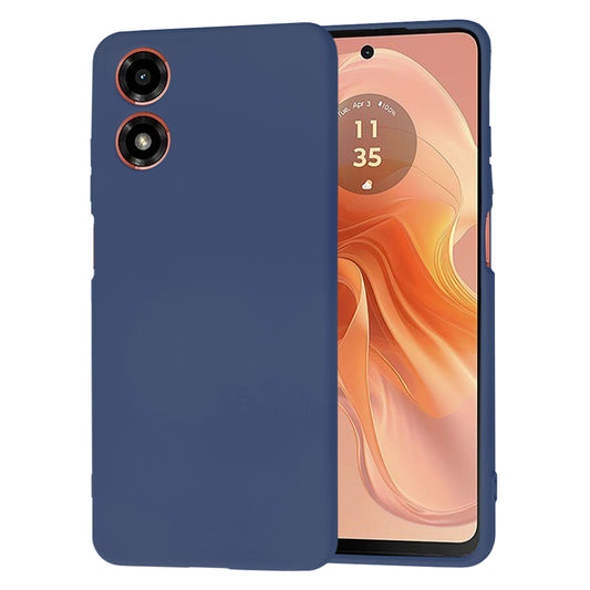 Калъф за Motorola Moto G04s / E14 / G04, Techsuit, SoftFlex, Тъмносин