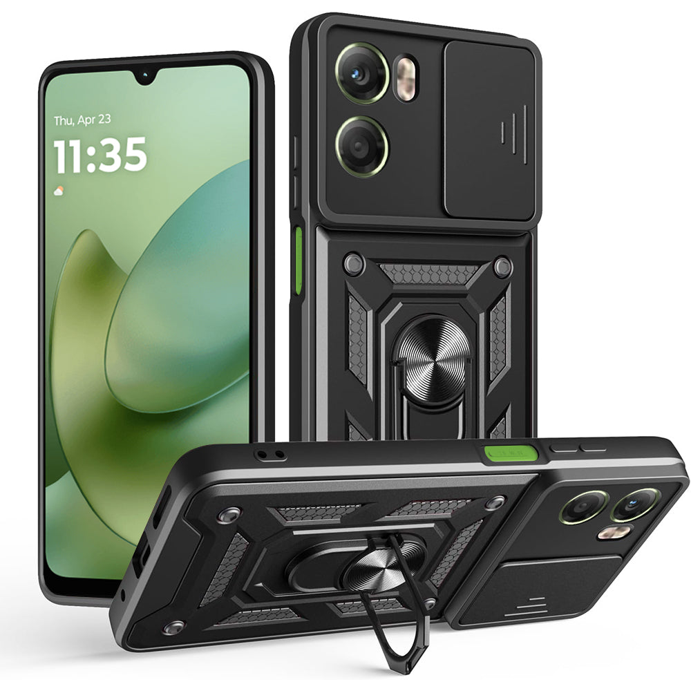 Калъф за Motorola Moto G06, Techsuit, CamShield, Черен