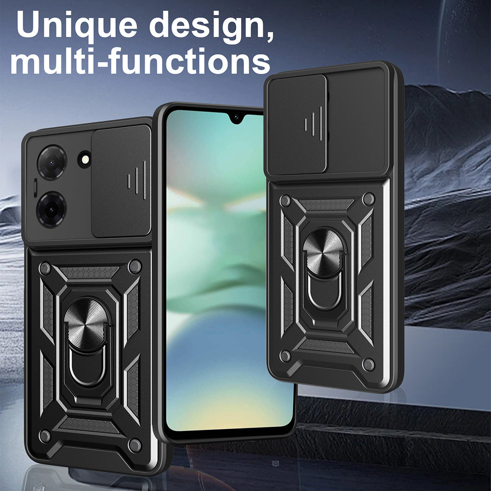 Калъф за Motorola Moto G06, Techsuit, CamShield, Черен