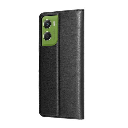 Калъф за Motorola Moto G06, Techsuit, Leather Folio, Черен