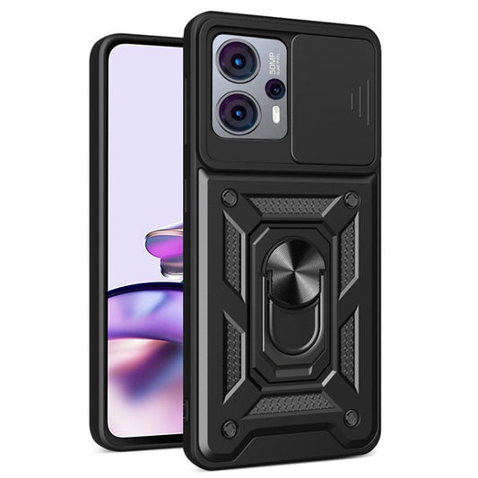 Калъф за Motorola Moto G13 / G23 / G53, Techsuit, CamShield, Черен