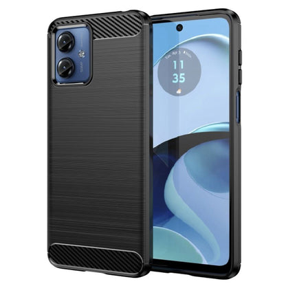 Калъф за Motorola Moto G14, Techsuit, Карбон, Черен