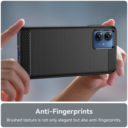 Калъф за Motorola Moto G14, Techsuit, Карбон, Черен