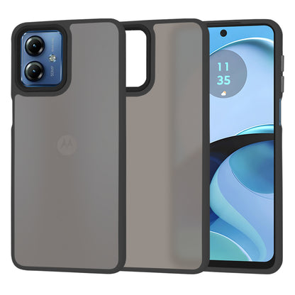 Калъф за Motorola Moto G14, Techsuit, HaloFrost, Черен