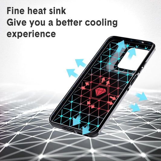 Калъф за Motorola Moto G15 / G15 Power, Techsuit, Карбон, Черен
