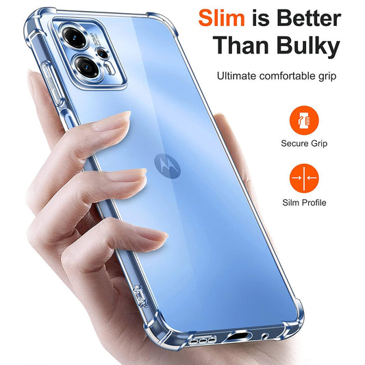Калъф за Motorola Moto G24 Power, Techsuit, Shockproof Clear, Прозрачен