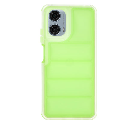 Case for Motorola Moto G24 Power, Techsuit, Wave Shield, Green