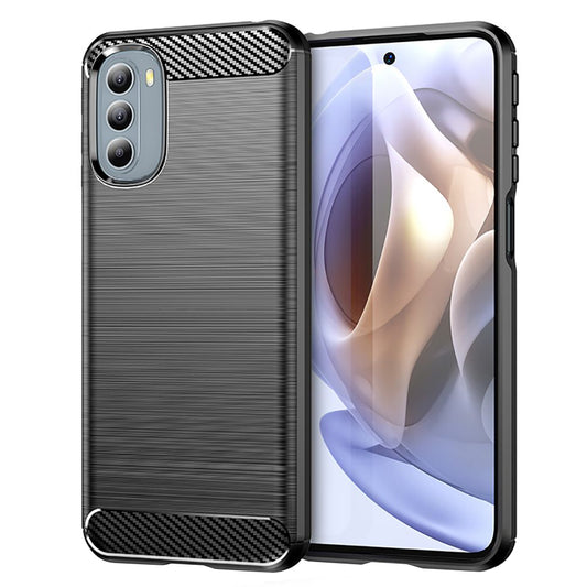 Калъф за Motorola Moto G31 / G41, Techsuit, Карбон, Черен
