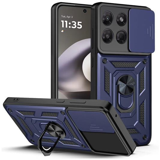 Калъф за Motorola Moto G37 Power, Techsuit, CamShield, Син