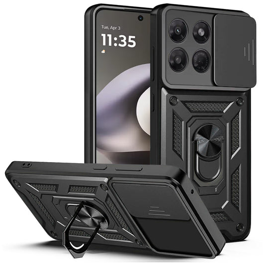Калъф за Motorola Moto G37 Power, Techsuit, CamShield, Черен