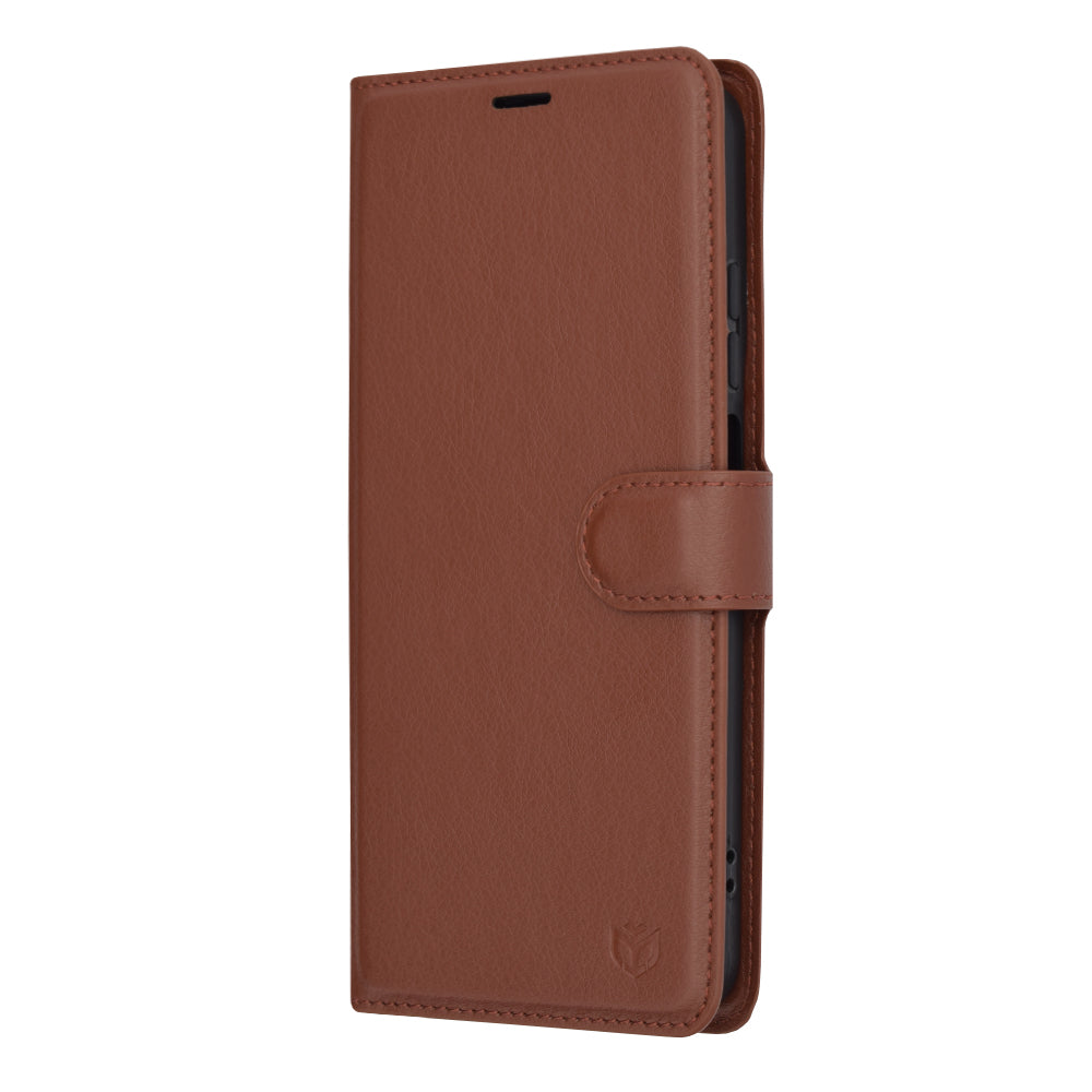 Калъф за Motorola Moto G45 / G34, Techsuit, Leather Folio, Кафяв