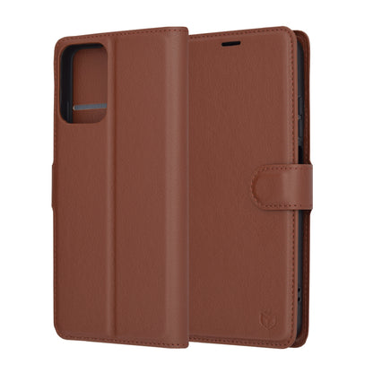 Калъф за Motorola Moto G45 / G34, Techsuit, Leather Folio, Кафяв