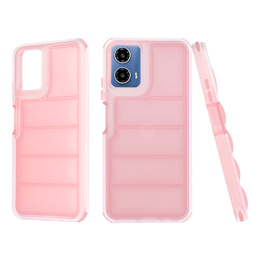 Калъф за Motorola Moto G45 / G34, Techsuit, Wave Shield, Розов