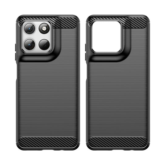 Калъф за Motorola Moto G47 / G37 Power / G37 / G67 Power / G57 Power, Techsuit, Карбон, Черен